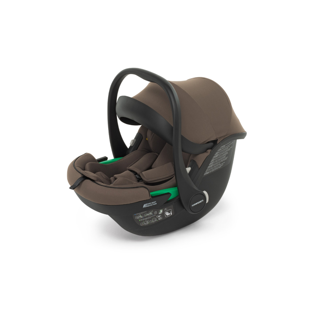 Omologato per bambini da 40 fino a 87 cm di altezza (max 13 kg di peso)