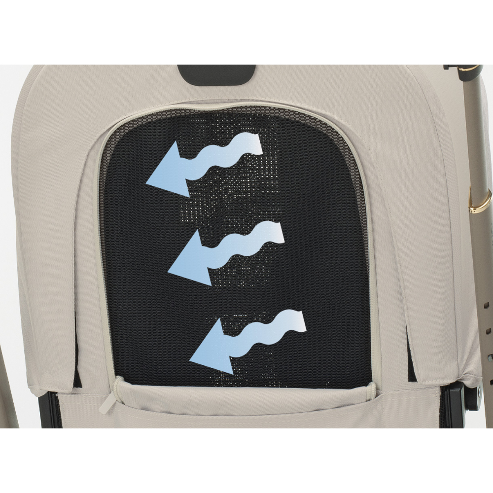 Schienale con sistema di aerazione “Air Flow”